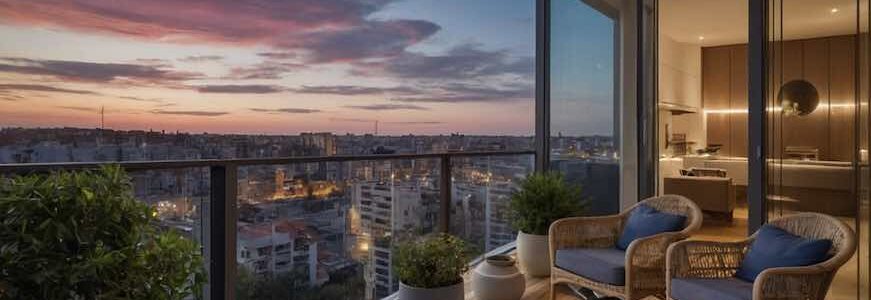 vue appartement balcon luxe